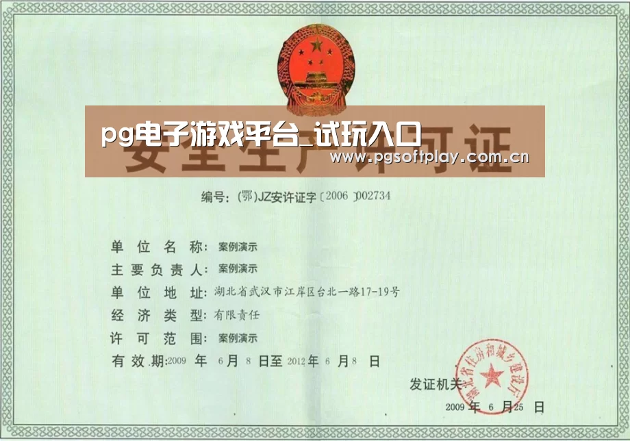 pg电子试玩荣誉证书三(图1)
